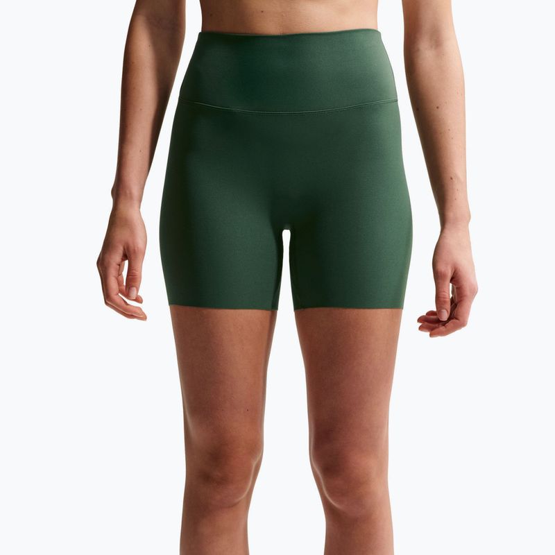 Women's shorts Nike Zenvy High Waisted Biker 5" fir/white 5