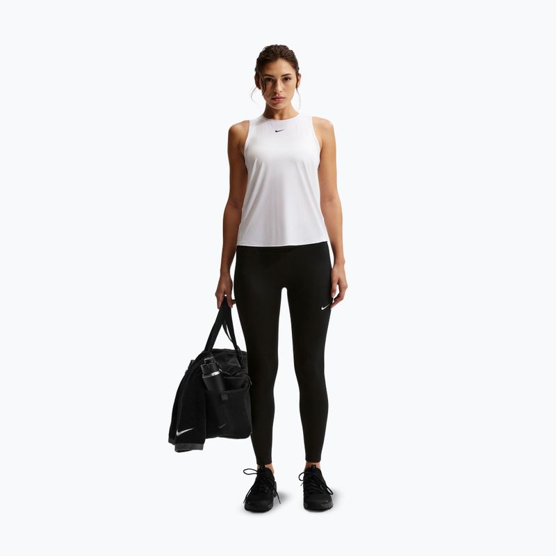 Women's leggings Nike One black/white 2