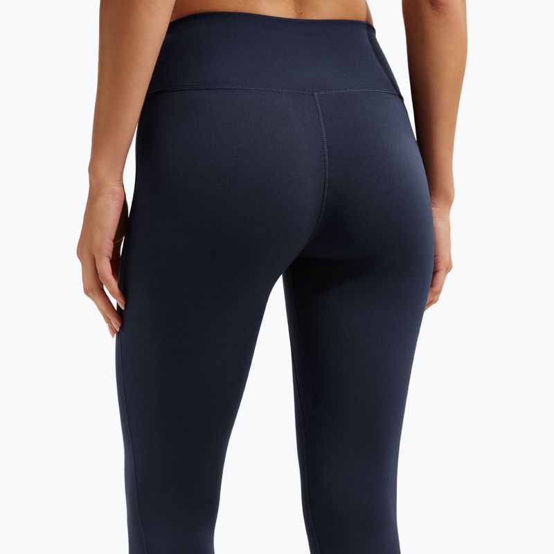 Women's leggings Nike One midnight navy/white 5