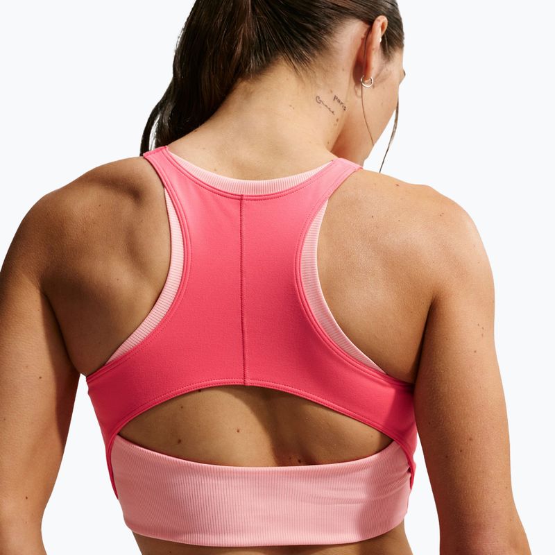 Training bra Nike One Medium Support Sea coral/bleached coral/white 6
