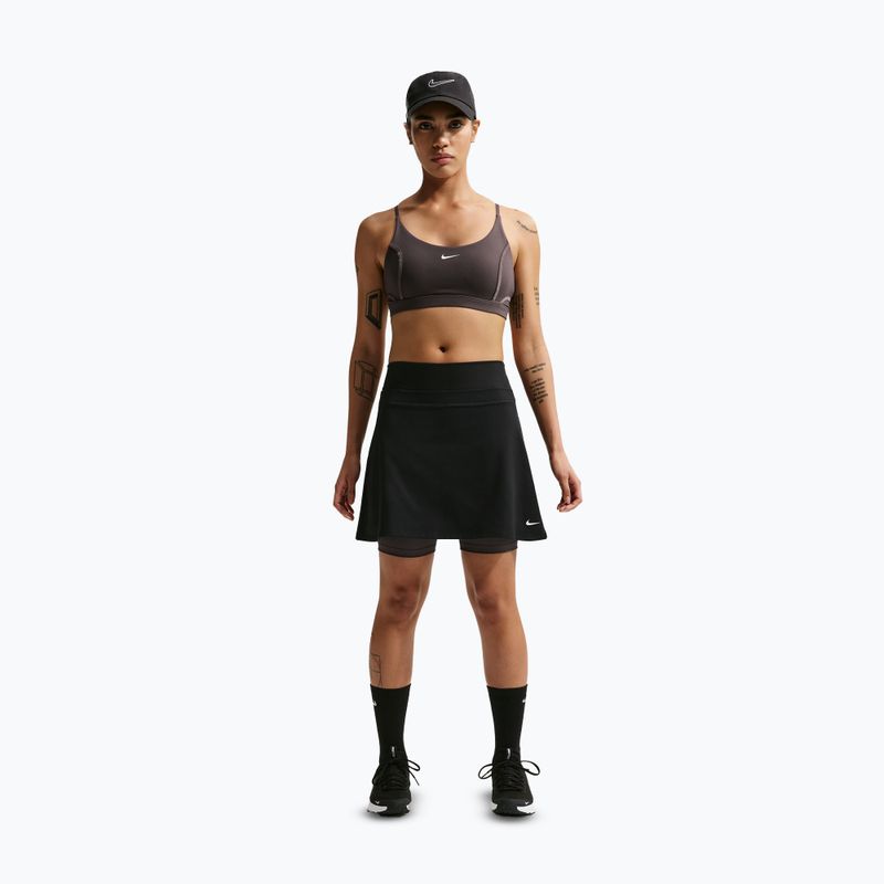 Nike One tennis skirt Dri-Fit black/thunder grey/white 2