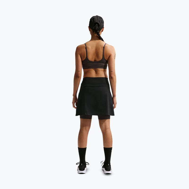 Nike One tennis skirt Dri-Fit black/thunder grey/white 4