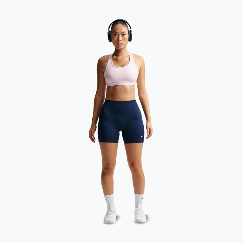 Women's training shorts Nike One midnight navy/white 8