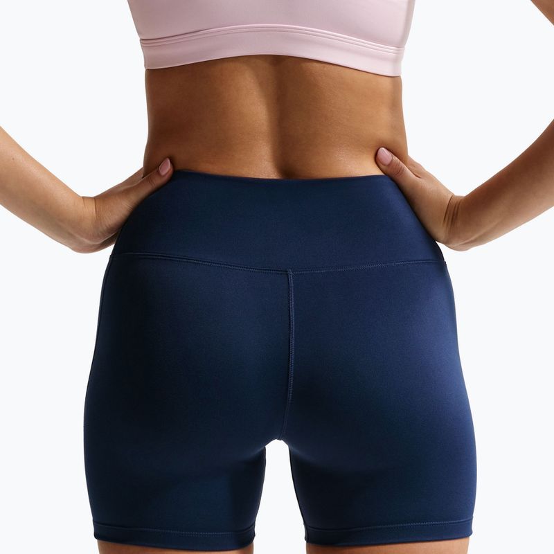 Women's training shorts Nike One midnight navy/white 4