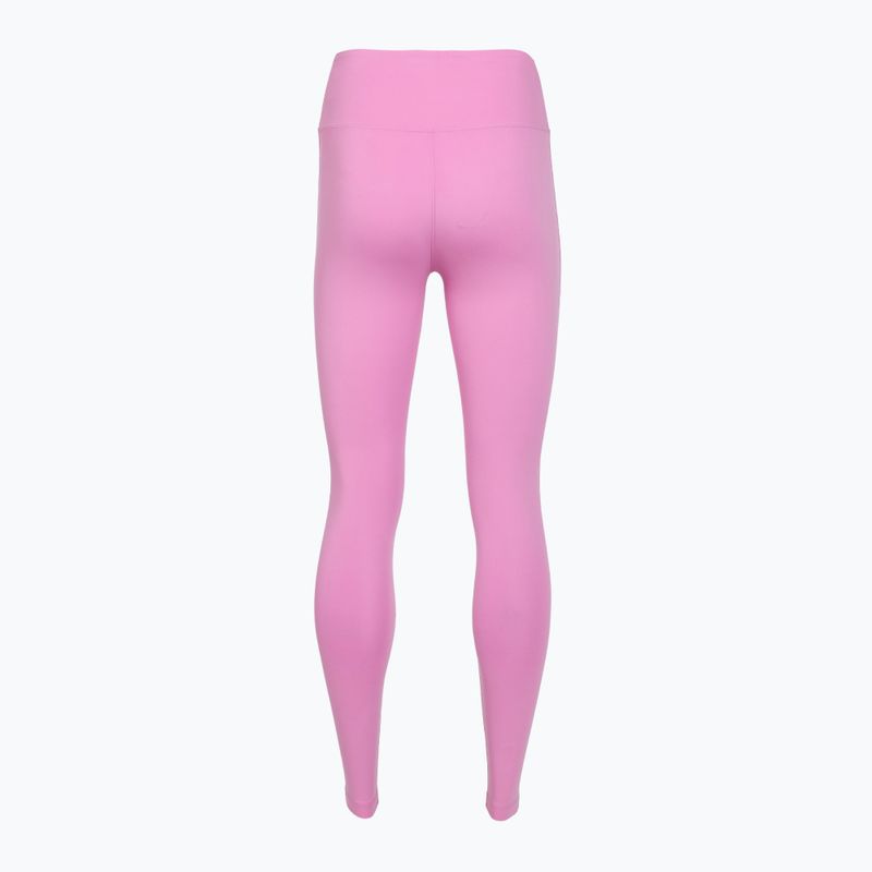 Women's training leggings Nike One High-Waisted 7/8 light magenta/white 2