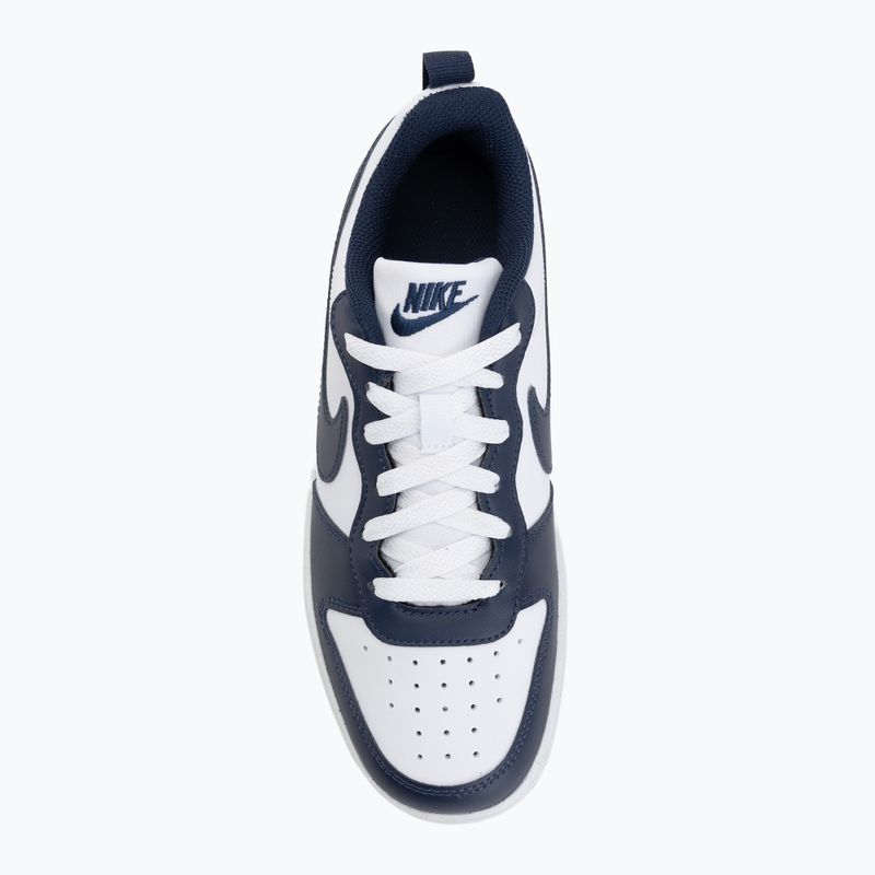 Children's shoes Nike Court Borough Low Next Bloom white/white/midnight navy 5