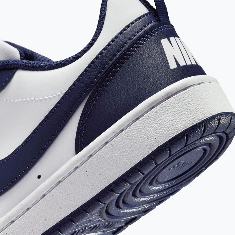 Nike Court Borough Low Next Bloom shoes white/white/midnight navy 9