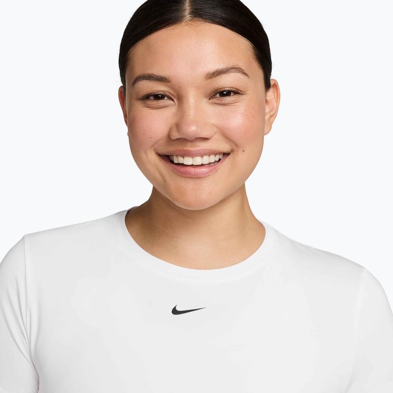 Women's T-shirt Nike One Classic Dri-Fit white/black 3