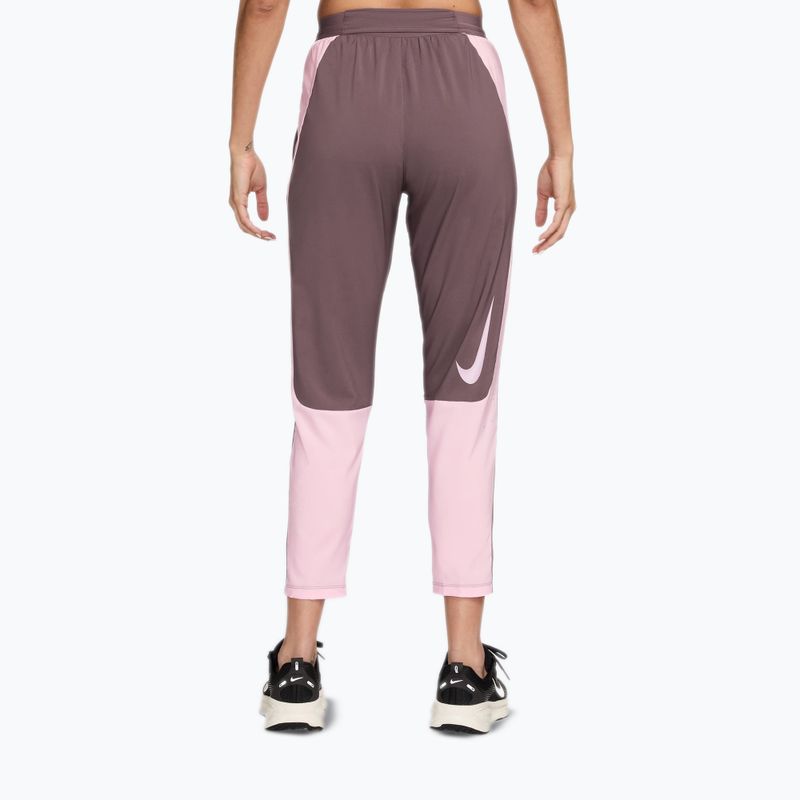 Women's running trousers Nike Tempo Swoosh Dri-Fit Mid-Rise 7/8 tattoo/pink foam 2