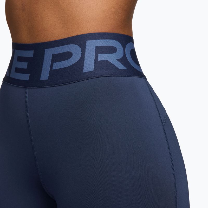 Women's leggings Nike Pro Sculpt midnight navy/white 3