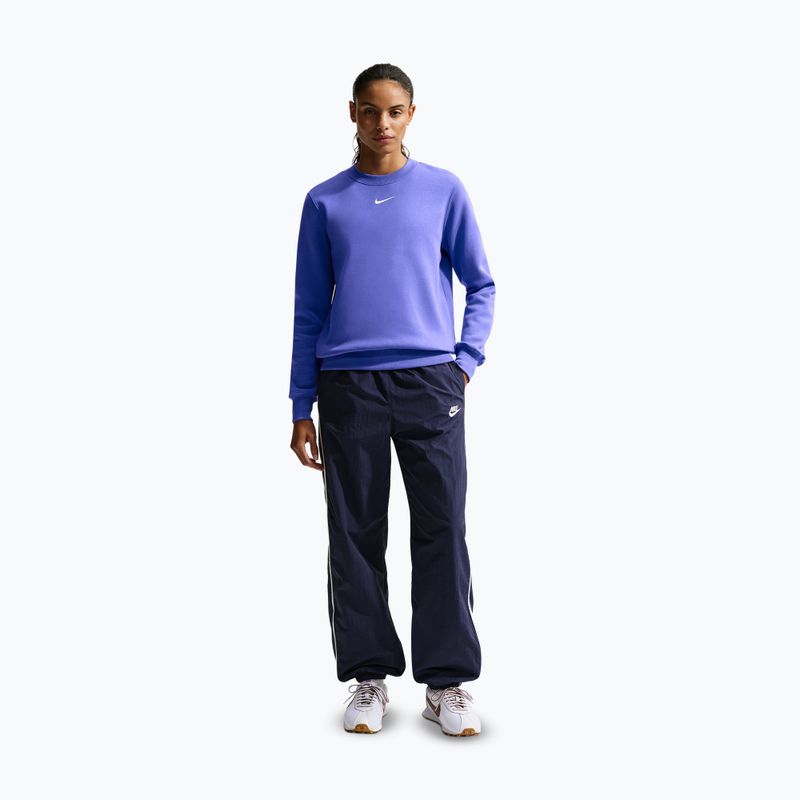 Women's sweatshirt Nike Sportswear Phoenix Fleece Crewneck light medium blue/sail 2