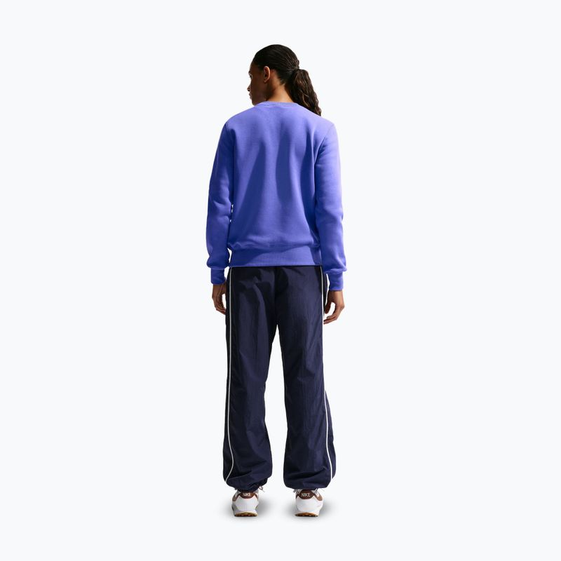 Women's sweatshirt Nike Sportswear Phoenix Fleece Crewneck light medium blue/sail 3