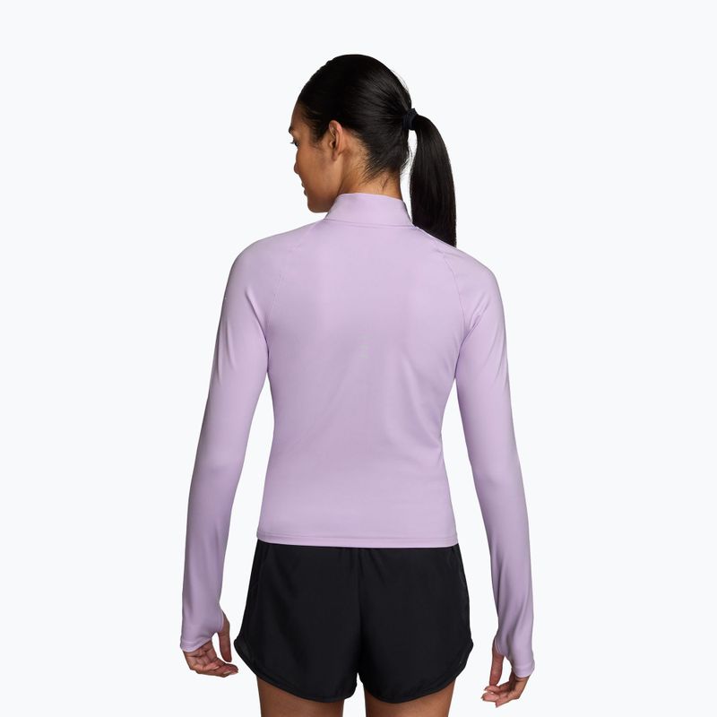 Women's running sweatshirt Nike Swift Dri-Fit Full Zip Mid-Layer violet mist 2