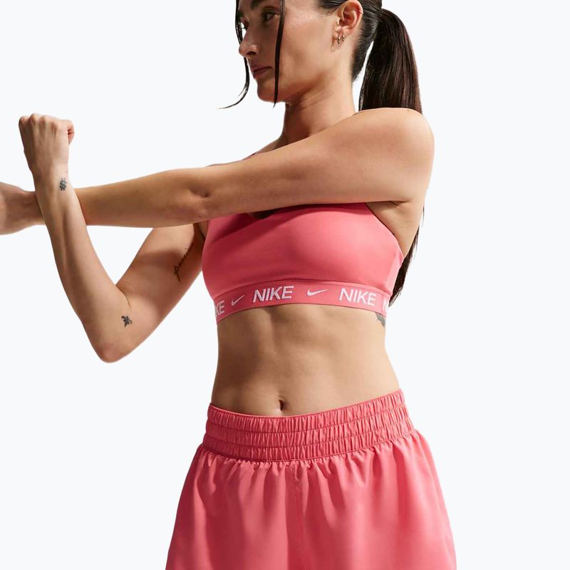 Women's running shorts Nike One Dri-FIT 2IN1 sea coral/white 6