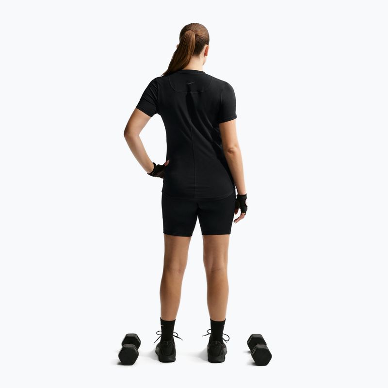 Women's shorts Nike One Maternity High-Waisted 8" black/white 3