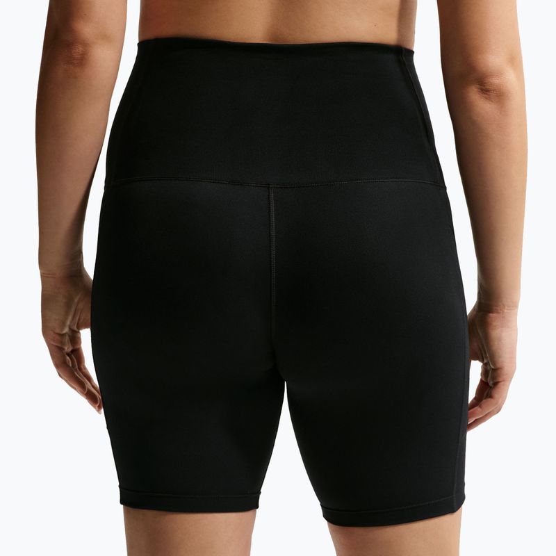 Women's shorts Nike One Maternity High-Waisted 8" black/white 6