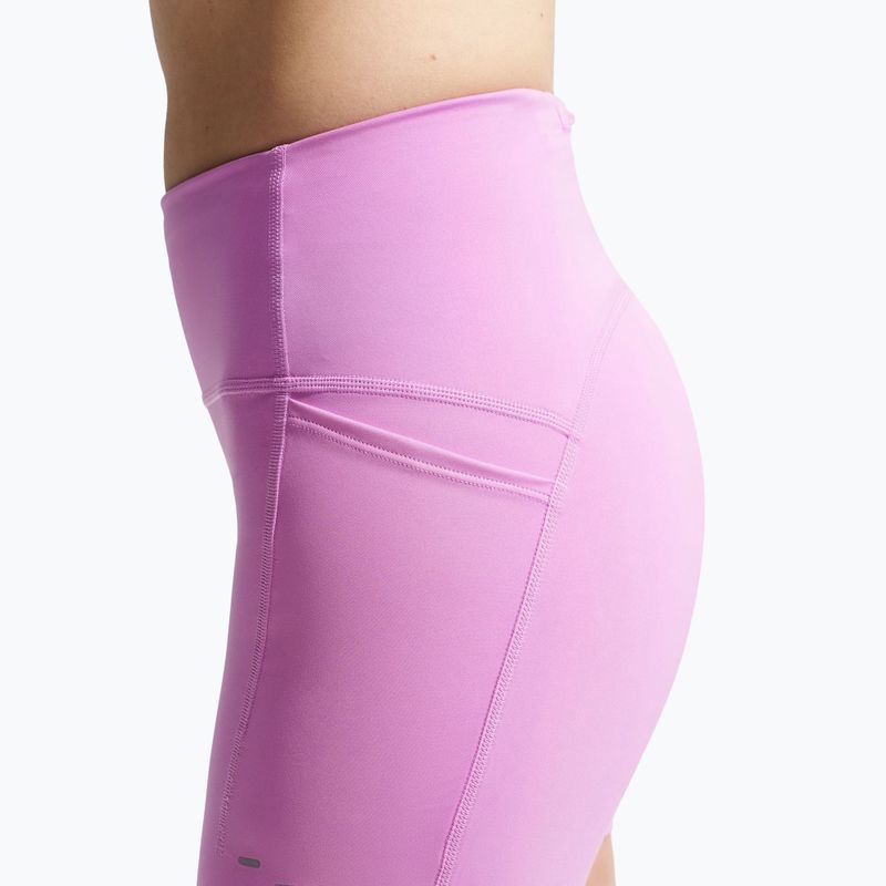 Women's running shorts Nike Swift High-Waisted 4" light magenta 6
