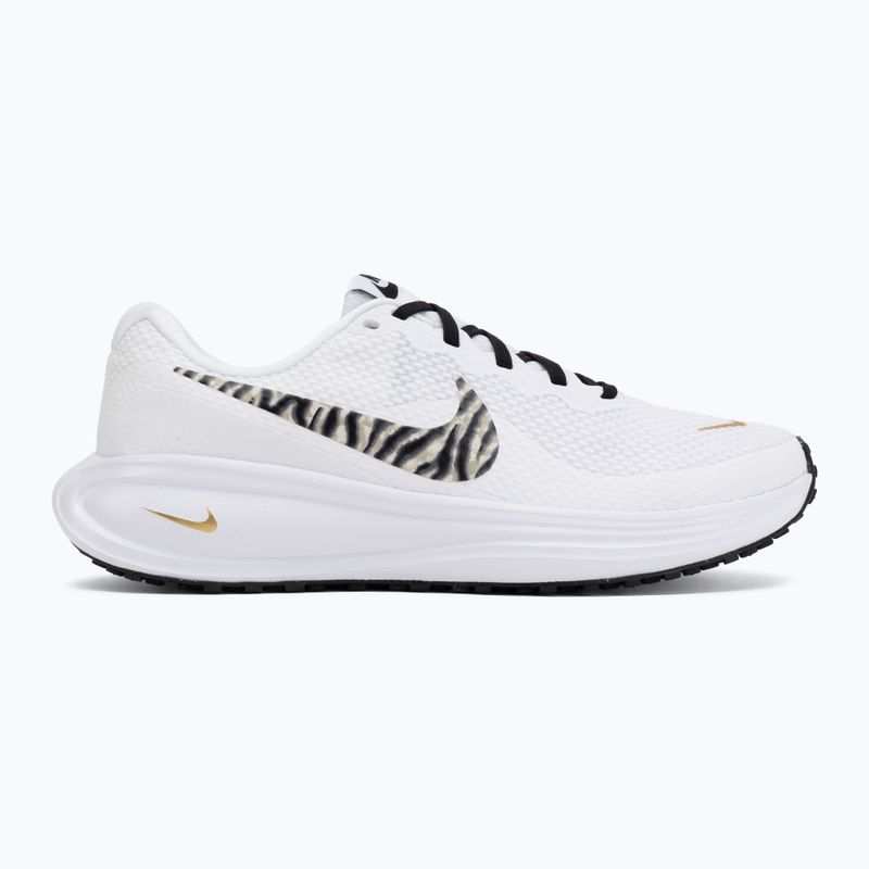 Women's running shoes Nike Revolution 8 white/metallic gold/black 2
