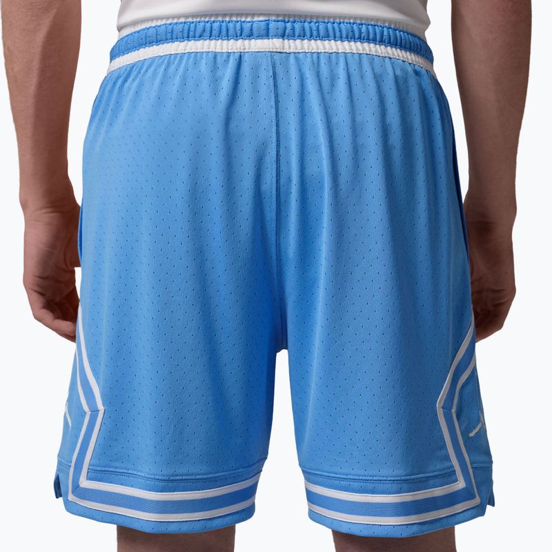 Men's basketball shorts Jordan Mesh Diamond 4" university blue/white/white 3