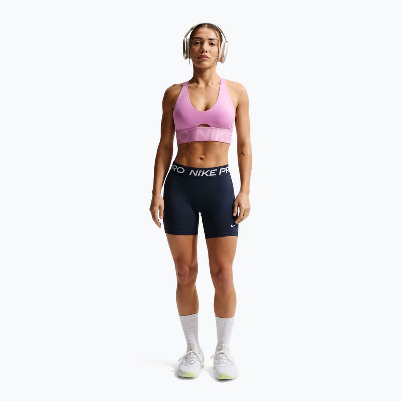 Women's shorts Nike Pro 365 midnight navy/white 2