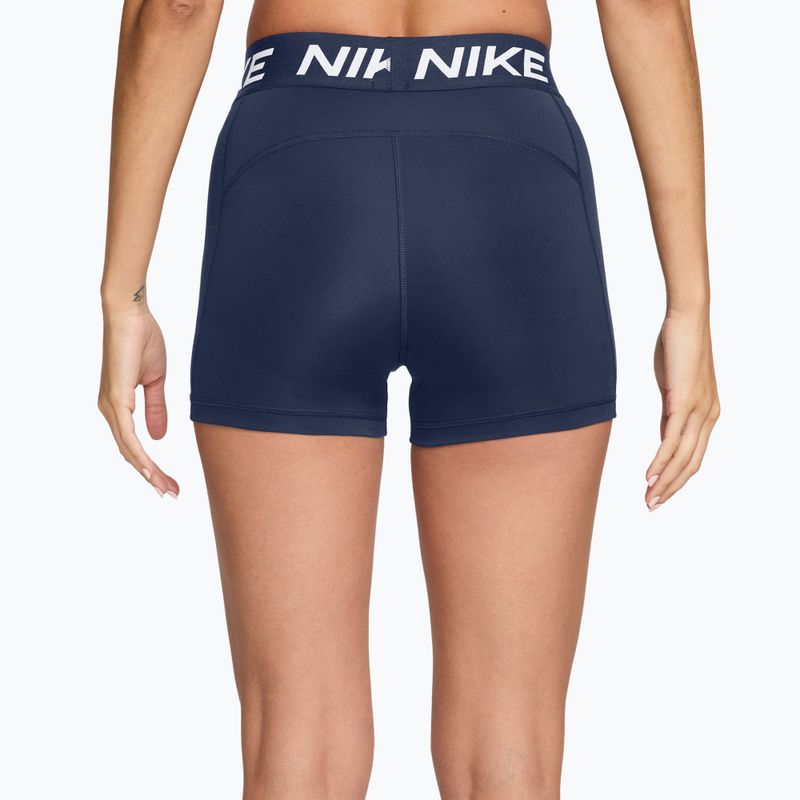Women's shorts Nike Pro 365 midnight navy/white 3