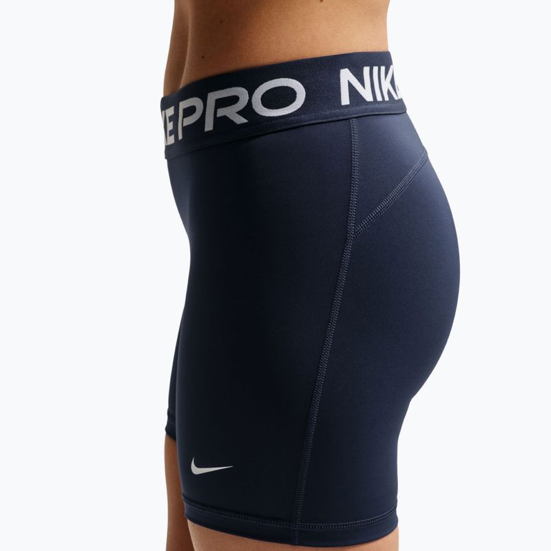 Women's shorts Nike Pro 365 midnight navy/white 5