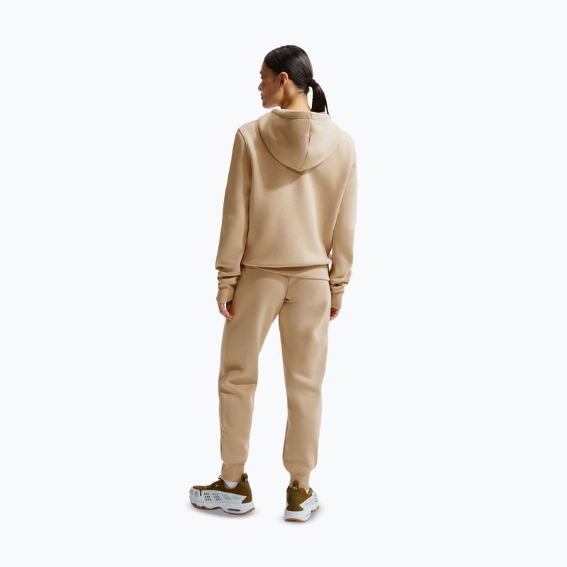 Women's trousers Nike Sportswear Phoenix Fleece Mid-Rise linen/sail 3
