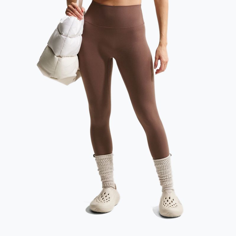 Women's leggings Nike Zenvy High-Waisted tattoo/white