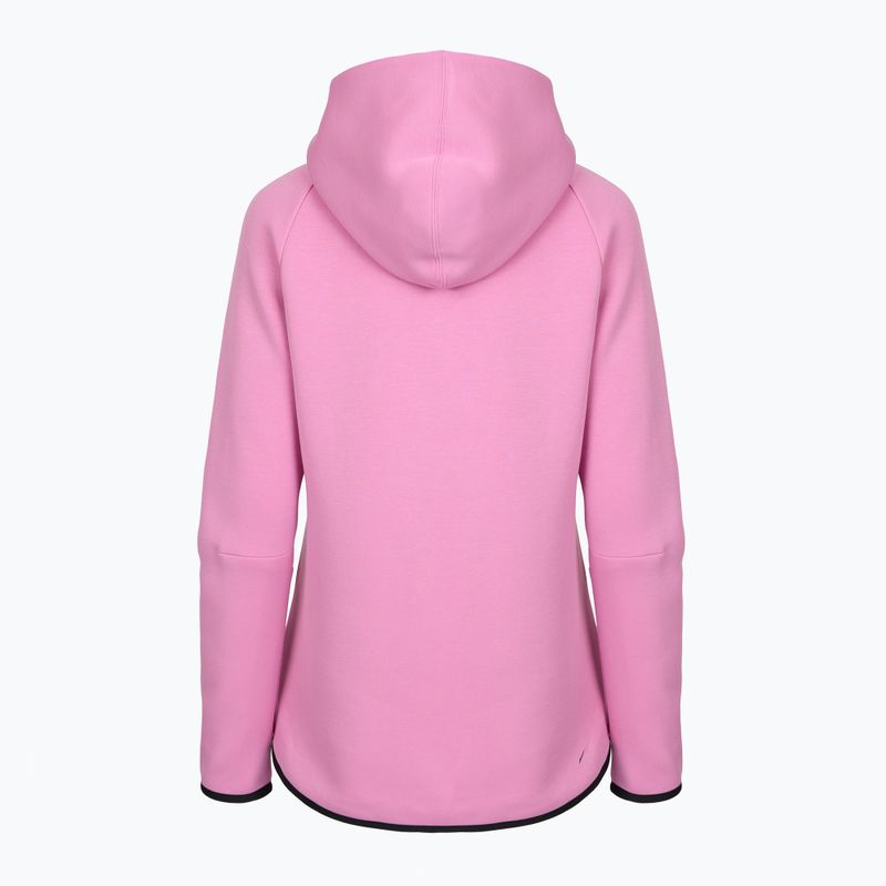 Women's sweatshirt Nike Sportswear Tech Fleece Windrunner light magenta/black 5