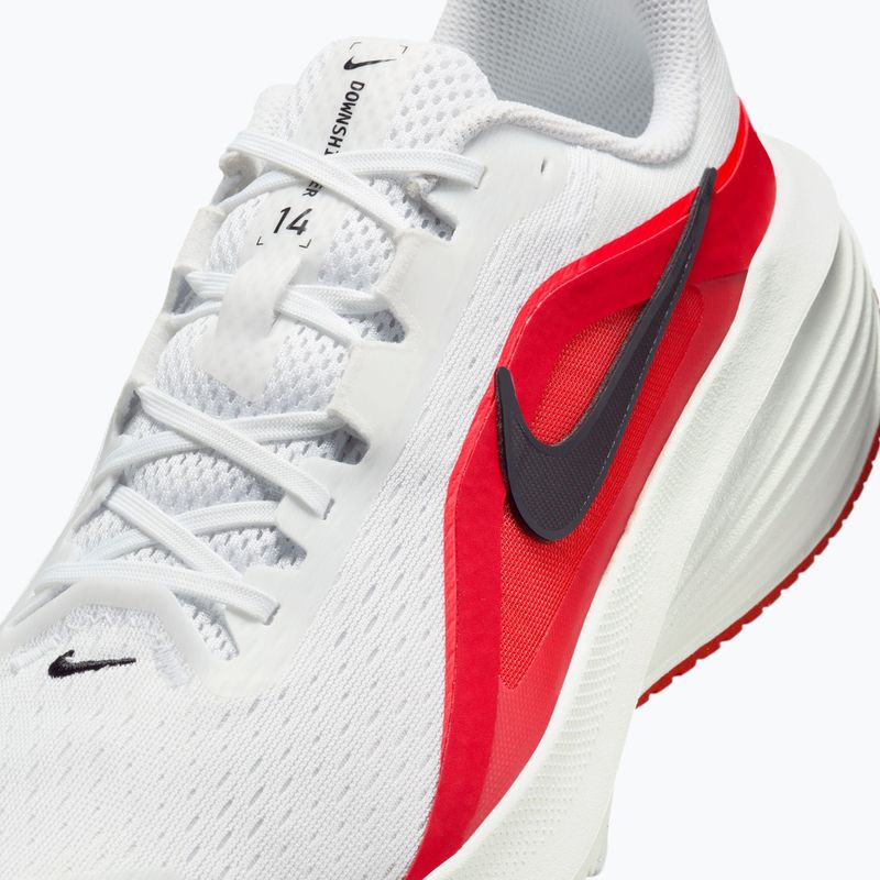 Men's running shoes Nike Downshifter 14 white/summit white/bright crimson/black 7