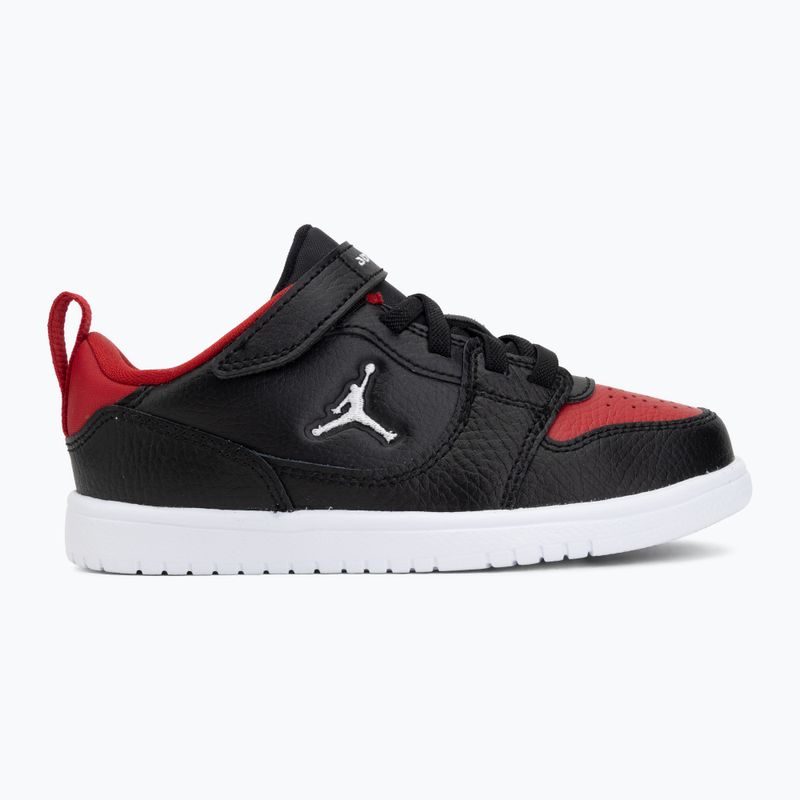 Buty dziecięce  Nike Jordan Court Connect Low black/gym red/white 2