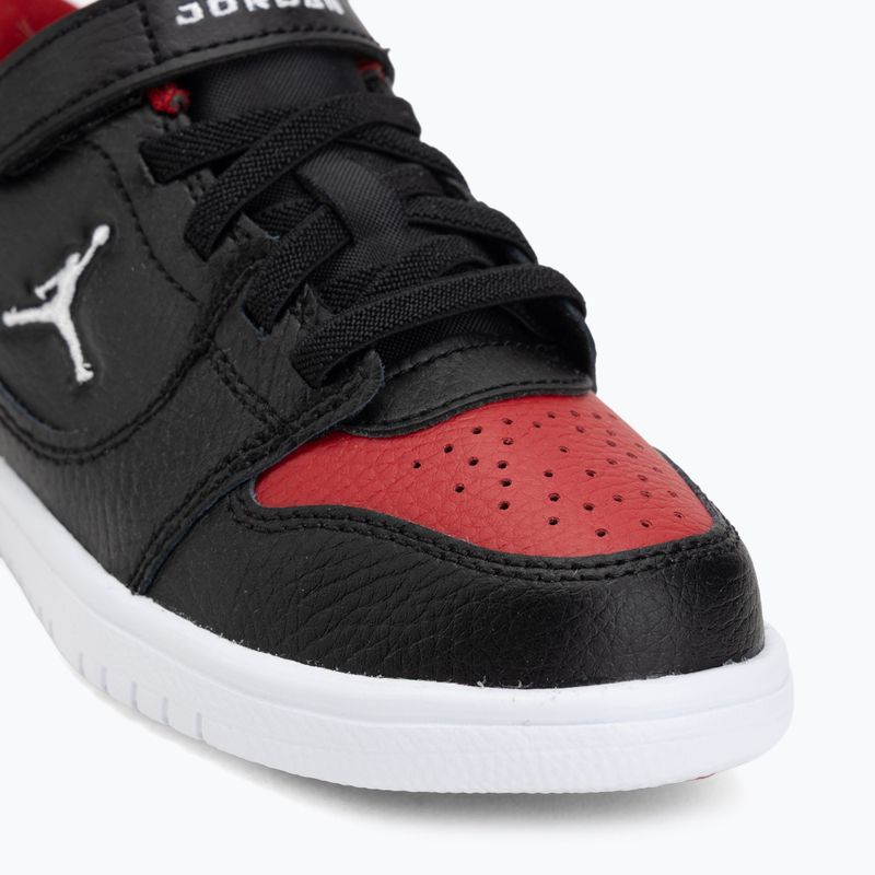 Children's shoes Jordan Court Connect Low black/gym red/white 7