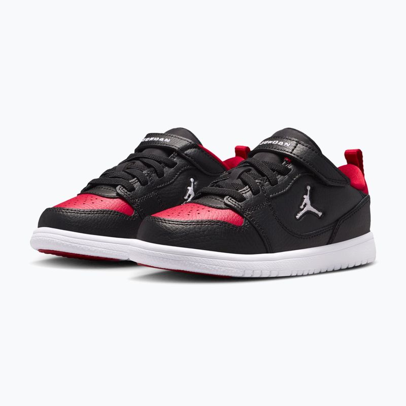 Children's shoes Nike Jordan Court Connect Low black/gym red/white 3