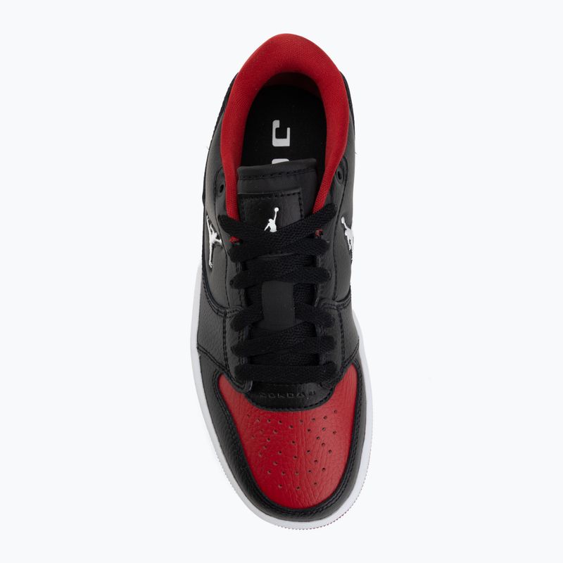 Jordan Court Connect Low shoes black/gym red/white 5
