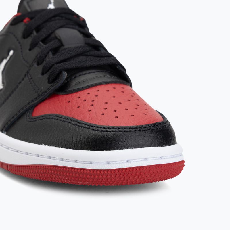 Jordan Court Connect Low shoes black/gym red/white 7