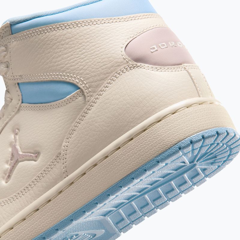 Women's shoes Nike Jordan Court Connect Mid pale ivory/psychic blue/particle rose 8