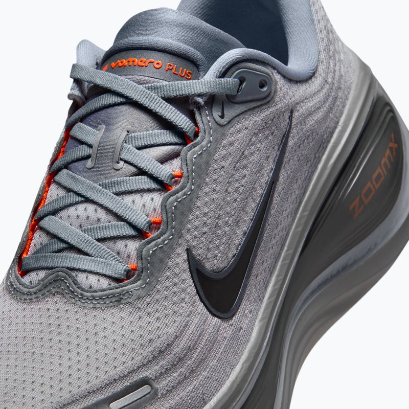 Men's running shoes Nike Vomero Plus cool grey/safety orange/black 14