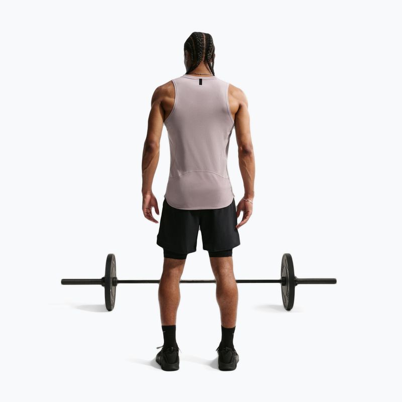 Men's training T-shirt Nike Pro Training Dri-Fit light violet ore/black 3