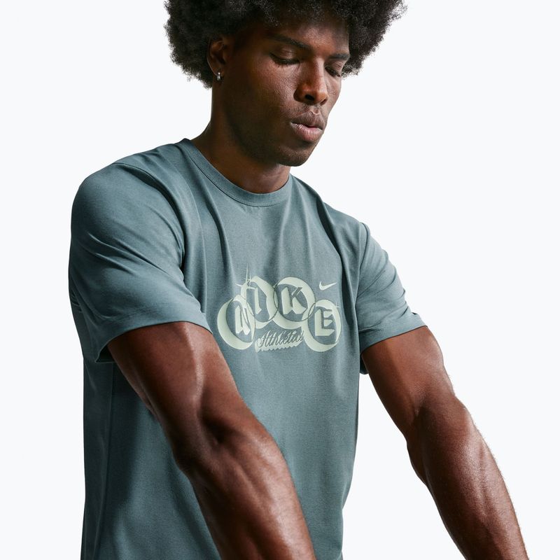 Men's training T-shirt Nike Hyverse Dri-Fit Training mineral slate/steam 4
