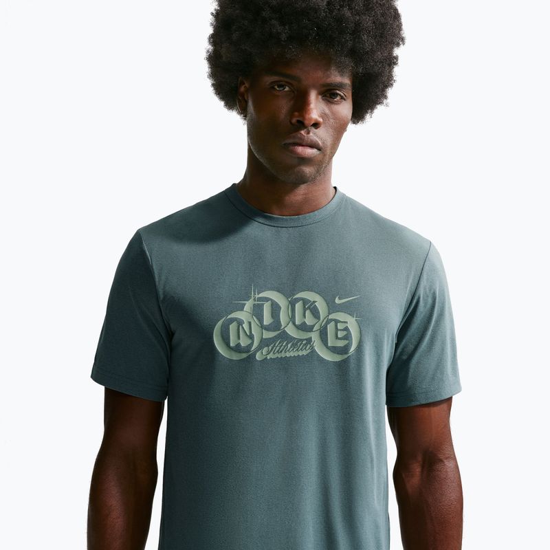 Men's training T-shirt Nike Hyverse Dri-Fit Training mineral slate/steam 5