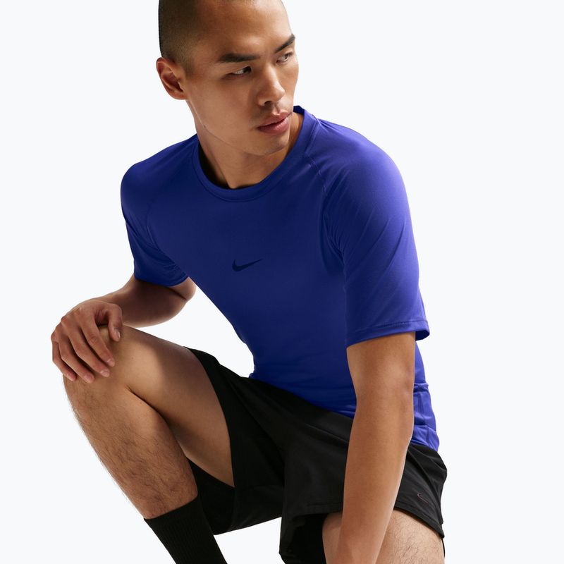 Men's training T-shirt Nike Pro Dri-Fit Tight Fitness persian violet/black 6