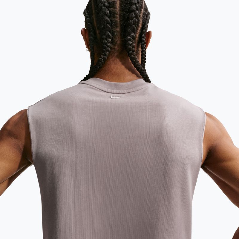 Men's training T-shirt Nike Athletic Club Dri-Fit light violet ore/light violet ore 4