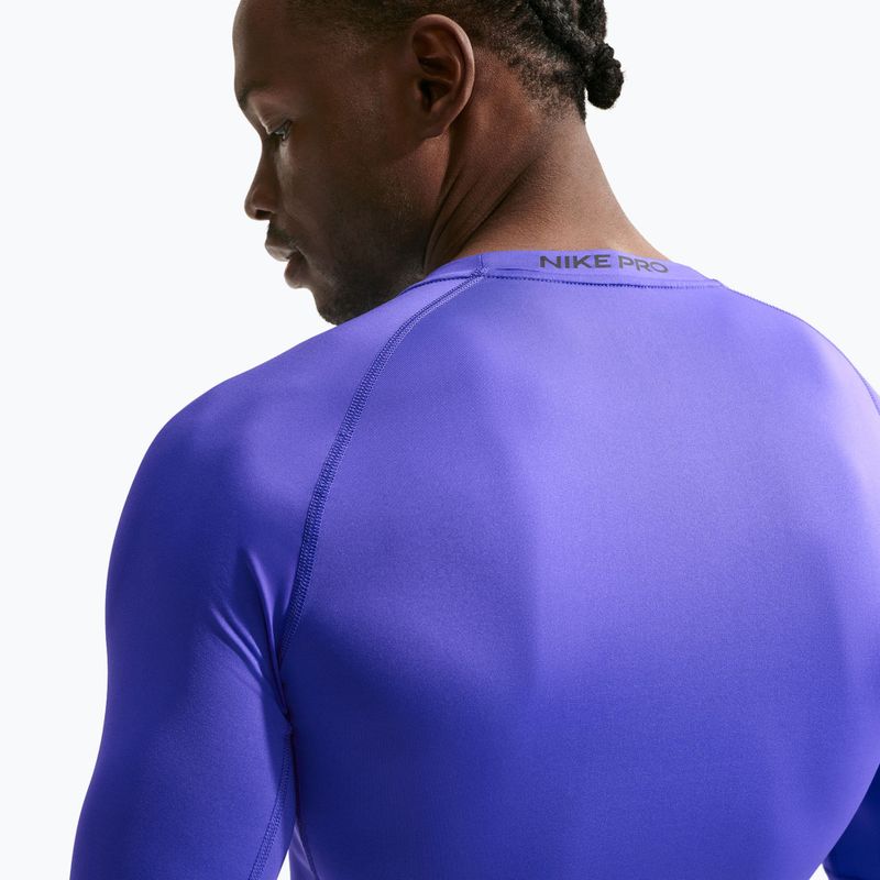 Men's training long sleeve Nike Pro Dri-Fit Tight Fitness persian violet/black 6