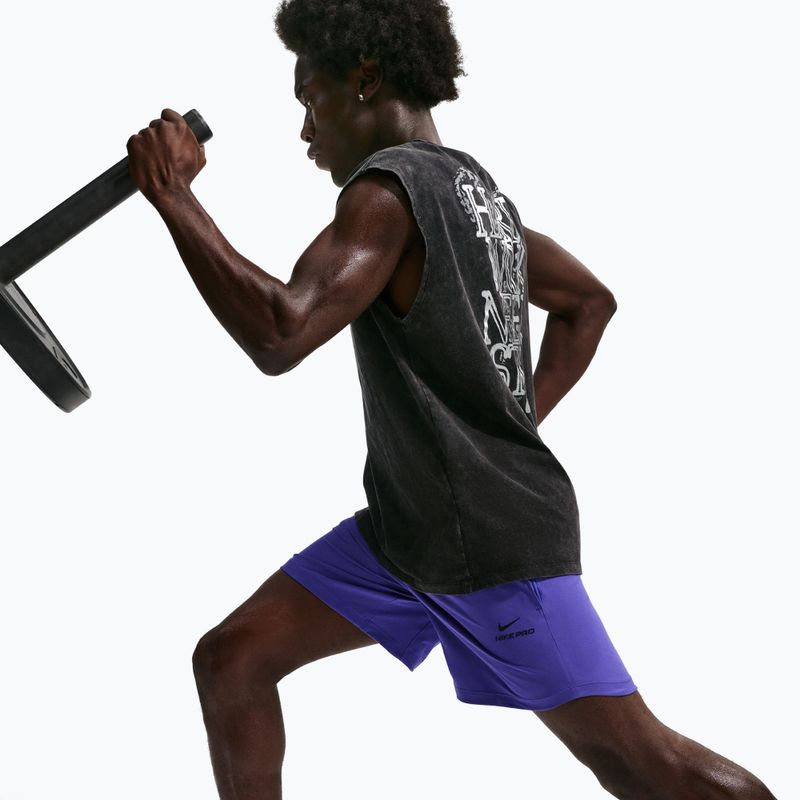 Men's shorts Nike Pro Training Dri-Fit 6" persian violet/black 4