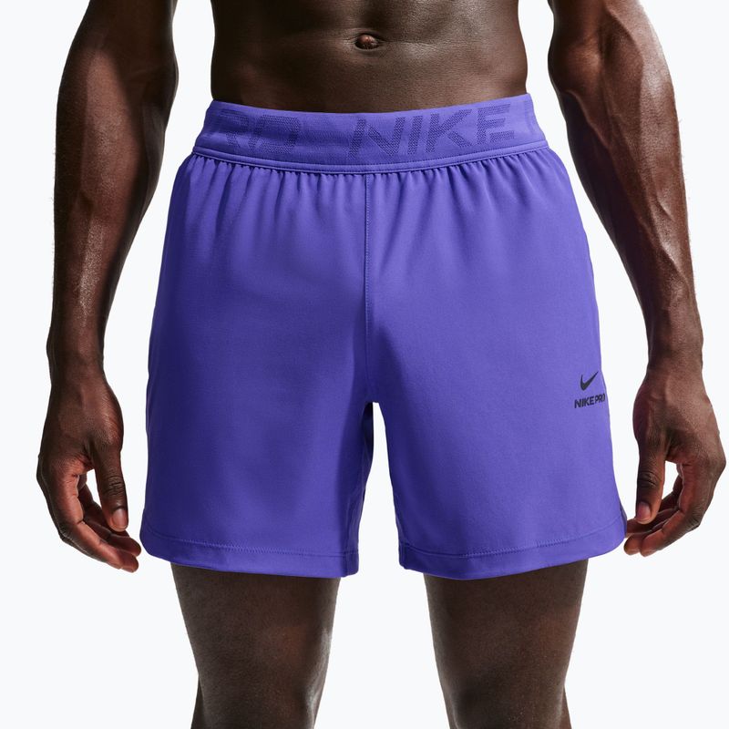 Men's shorts Nike Pro Training Dri-Fit 6" persian violet/black 5