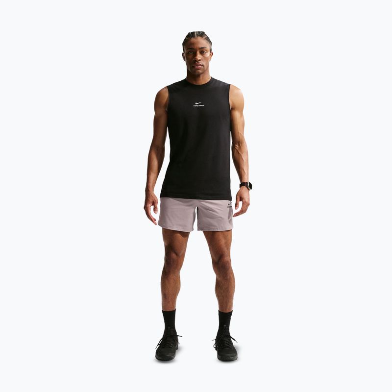 Men's shorts Nike Pro Training Dri-Fit 6" light violet ore/black 2