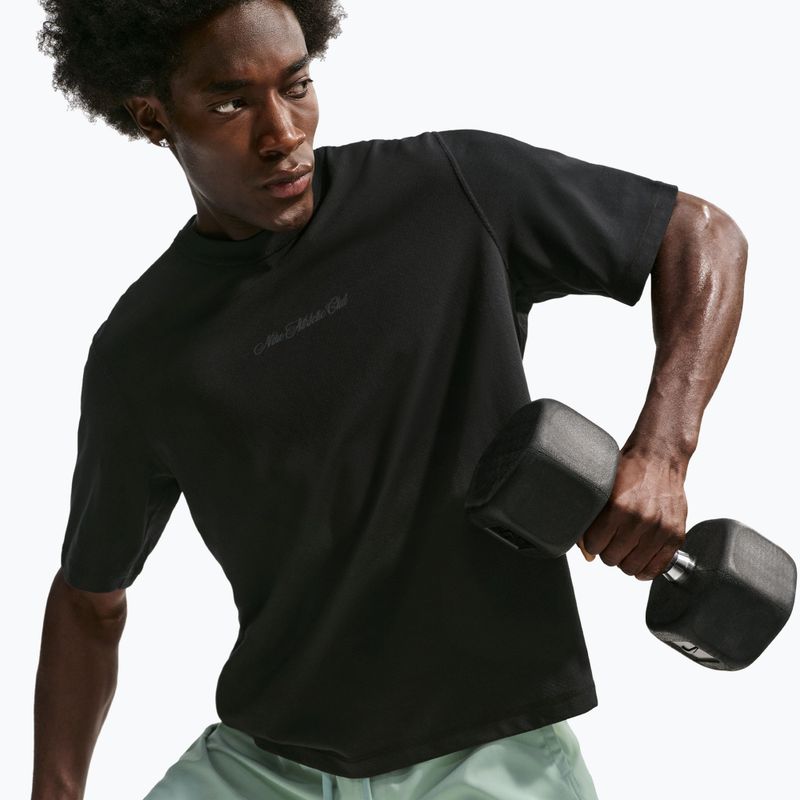 Men's training T-shirt Nike Primary N.A.C. black/dark smoke grey 4