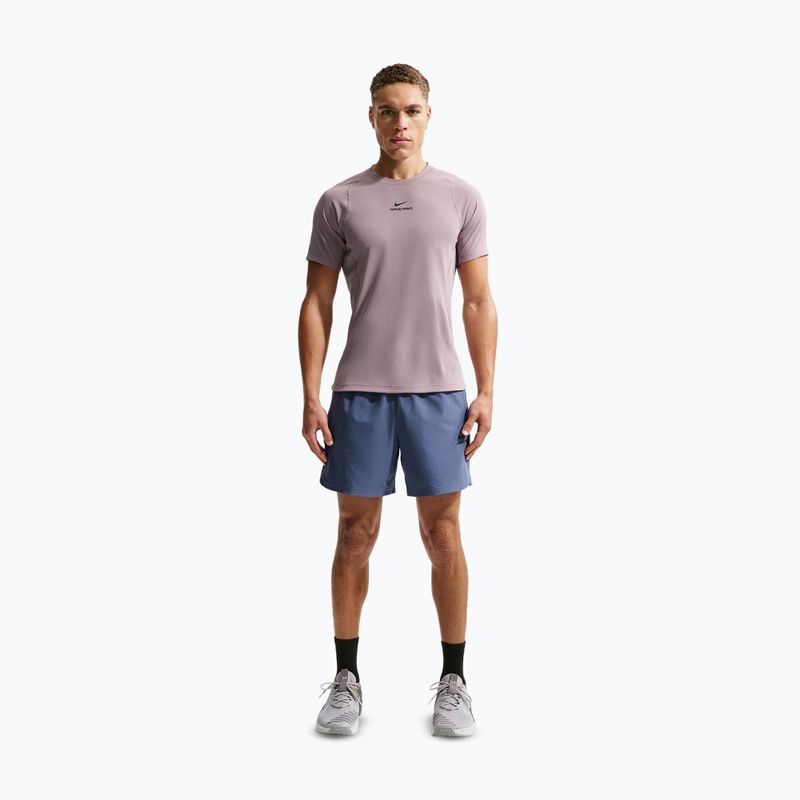 Men's training T-shirt Nike Pro Training Dri-Fit light violet ore/black 2