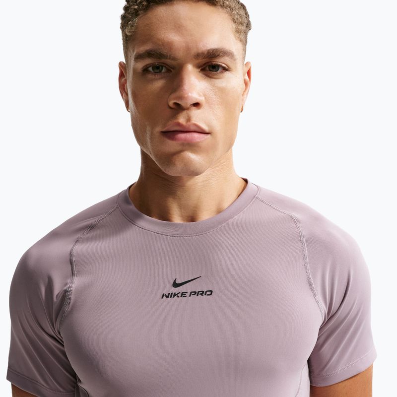 Men's training T-shirt Nike Pro Training Dri-Fit light violet ore/black 5