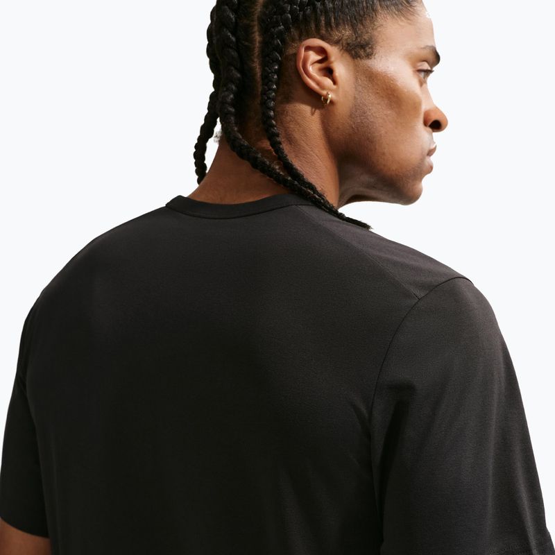 Men's training T-shirt Nike Hyverse Dri-Fit Persian black/white 4